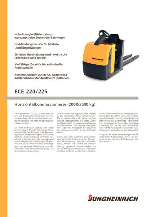 Recolectores de pedidos Jungheinrich ECE 220