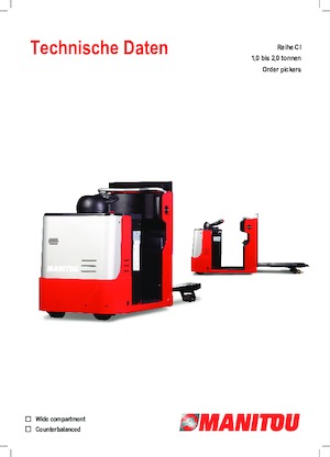 Recolectores de pedidos Manitou CI 12 PF