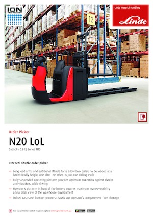 Recolectores de pedidos Linde N20LoL