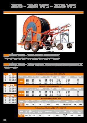 Carretes de manguera IRRIFRANCE 2061 135/550