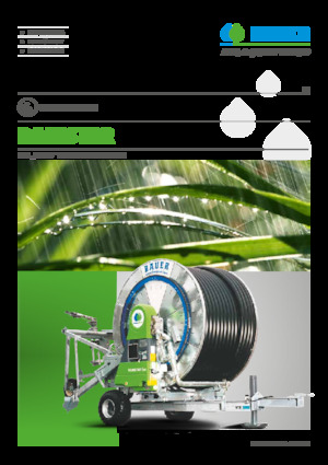 Carretes de manguera Bauer Irrigation RAINSTAR A2 50-135