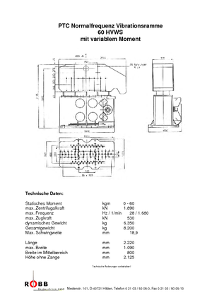 Martillos vibrantes PTC 60 HVWS