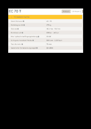 Martillos hidráulicos Epiroc EC 70 T