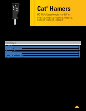 Martillos hidráulicos Caterpillar H140GC S 