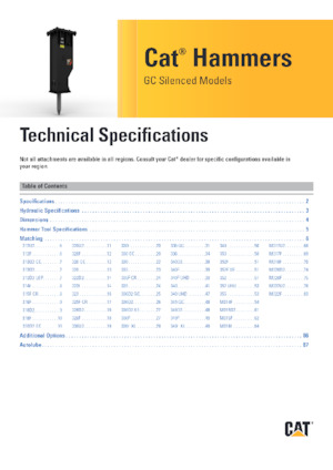 Martillos hidráulicos Caterpillar H140GC S 