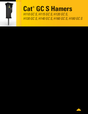 Martillos hidráulicos Caterpillar H140GC S 