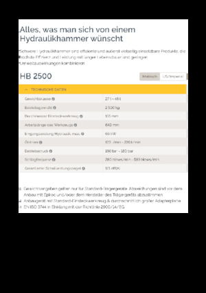 Martillos hidráulicos Epiroc HB 2500