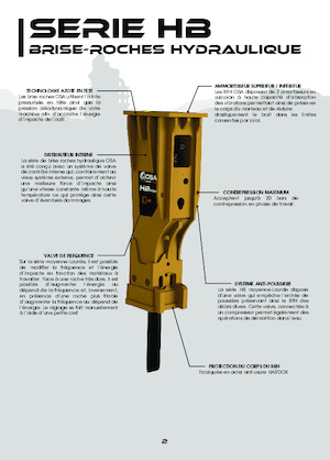 Martillos hidráulicos OSA Demolition Equipment HB 8000
