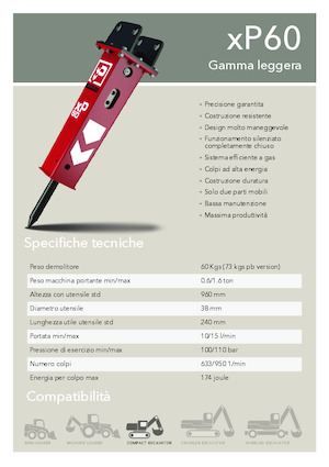 Martillos hidráulicos Promove xP 60 