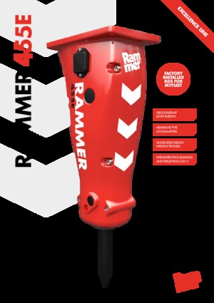 Martillos hidráulicos Rammer 455E