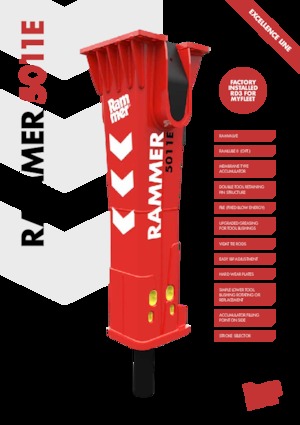 Martillos hidráulicos Rammer 5011E