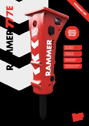 Martillos hidráulicos Rammer 777E