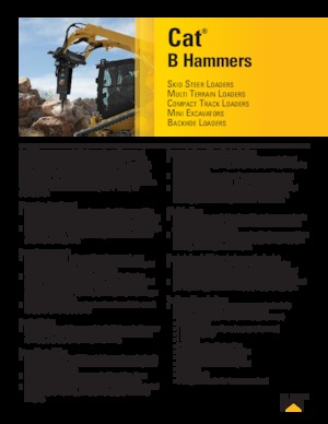 Martillos hidráulicos Caterpillar B6