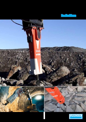 Martillos hidráulicos Sandvik BR 825