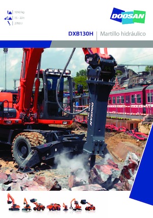Martillos hidráulicos Doosan DXB130H
