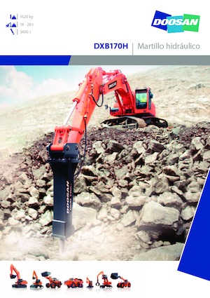 Martillos hidráulicos Doosan DXB170H