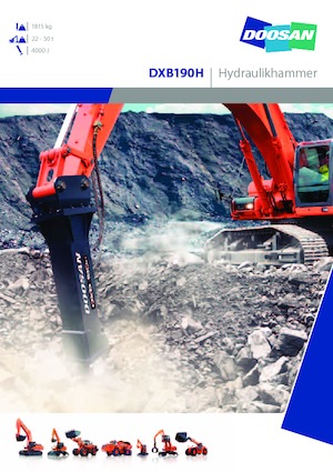 Martillos hidráulicos Doosan DXB190H