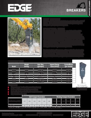 Martillos hidráulicos EDGE EB150