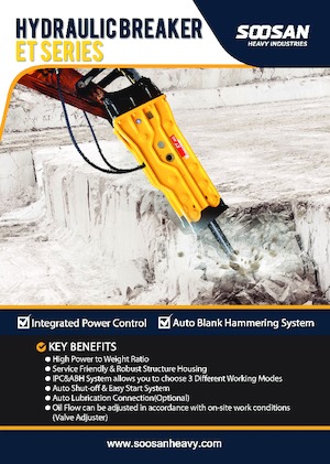 Martillos hidráulicos Soosan ET200 