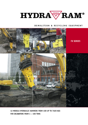 Martillos hidráulicos Hydra Ram FX-340
