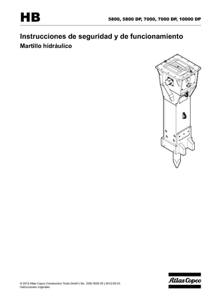 Martillos hidráulicos Atlas Copco HB 7000