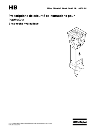 Martillos hidráulicos Atlas Copco HB 7000