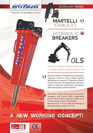 Martillos hidráulicos Rotair OLS 95