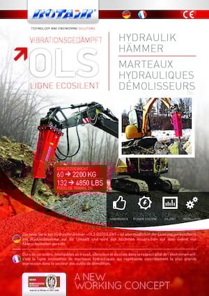 Martillos hidráulicos Rotair OLS 95