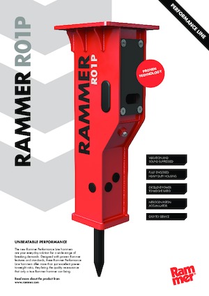 Martillos hidráulicos Rammer R01P