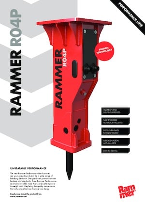 Martillos hidráulicos Rammer R04P