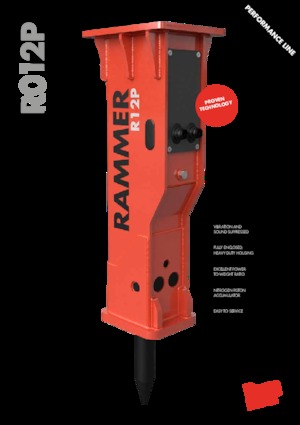 Martillos hidráulicos Rammer R12P