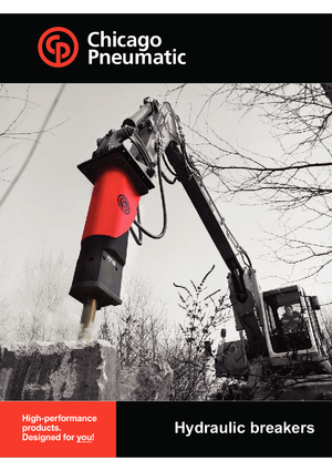 Martillos hidráulicos Chicago Pneumatic RX25