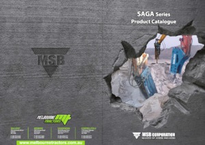 Martillos hidráulicos MSB SAGA 50H