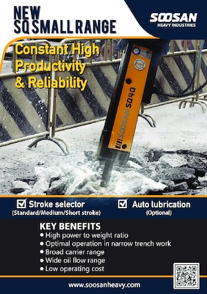 Martillos hidráulicos Soosan SQ50