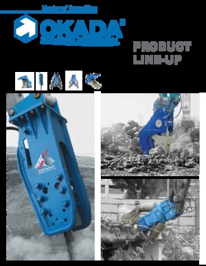 Martillos hidráulicos Okada TOP300 