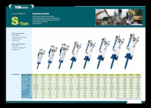Martillos hidráulicos Komac TOR 42S