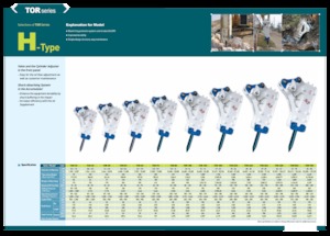 Martillos hidráulicos Komac TOR 70H