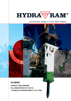 Martillos hidráulicos Hydra Ram XG 70 S