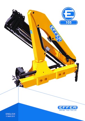 Grúas de carga hidráulicas Effer 105 3S