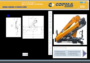 Grúas de carga hidráulicas COPMA 2000 108.4sc