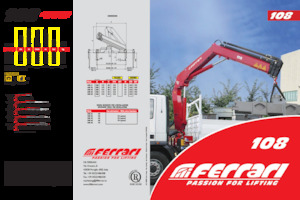Grúas de carga hidráulicas Ferrari® 108 A5 
