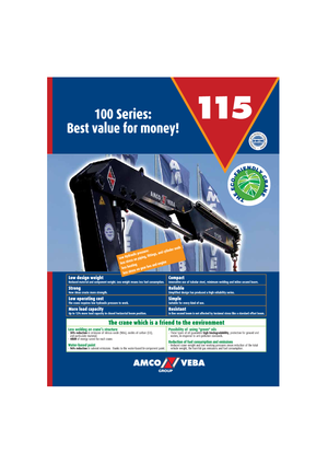 Grúas de carga hidráulicas Amco Veba 115-1 S