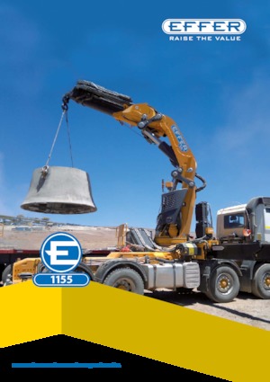 Grúas de carga hidráulicas Effer 1155 8S