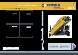 Grúas de carga hidráulicas COPMA 2000 130A.3 J2
