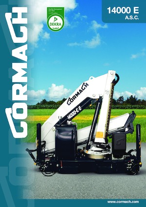 Grúas de carga hidráulicas Cormach 14000 E4 A.S.C