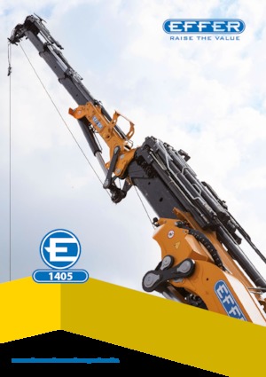 Grúas de carga hidráulicas Effer 1405 9S