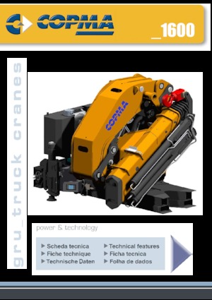 Grúas de carga hidráulicas COPMA 2000 1600.9 J7