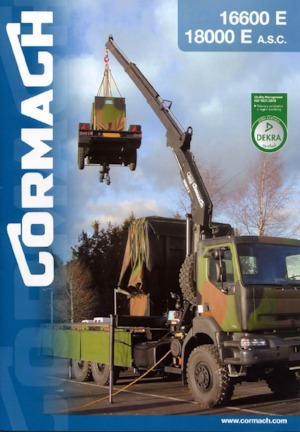 Grúas de carga hidráulicas Cormach 18000 E4 A.S.C