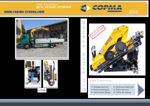 Grúas de carga hidráulicas COPMA 2000 200.5