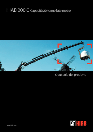 Grúas de carga hidráulicas Hiab 200 C-2